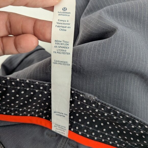 Lululemon Commute Trouser Pants Men Size 36 X 32 Pinstriped Vented Golf Office - Picture 9 of 14